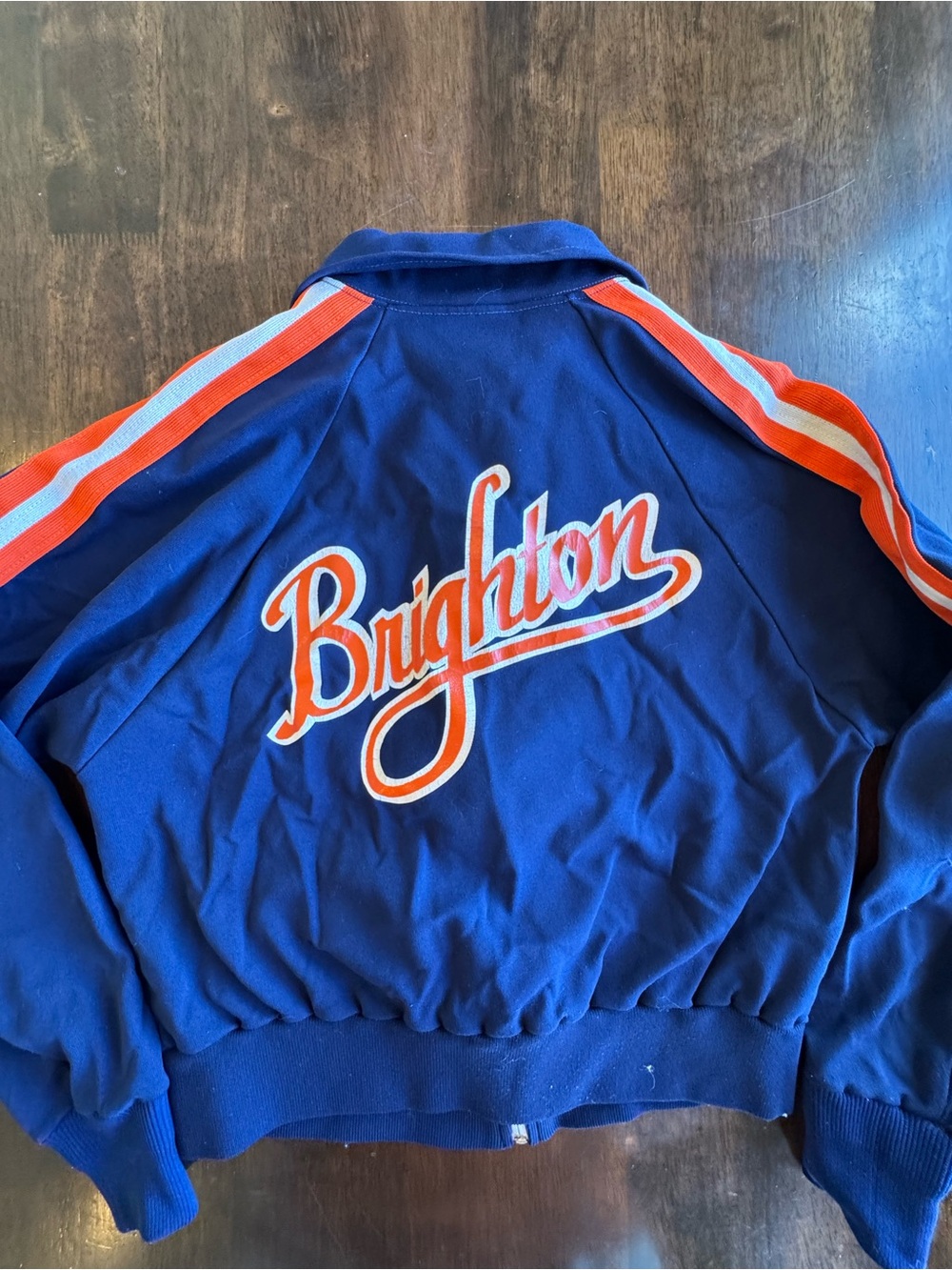 1970’s Vintage High School Track Jacket Small Brighton High School Excellent